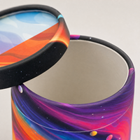 Tube d'emballage pour fruits et fleurs en papier écologique, recyclable et résistant à l'humidité