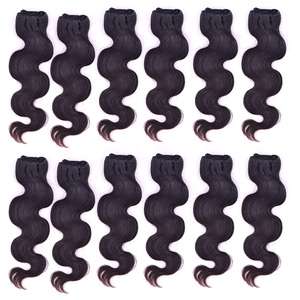 100% meilleure qualité indien aligné cuticules vague de corps Remy Extensions de cheveux 12 à 40 pouces de long cheveux humains - Product Image 6