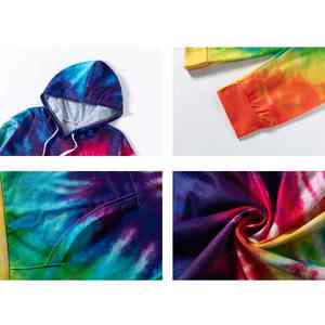 Sudaderas con Capucha Tie Dye Unisex Hechas a Medida, Estilo Urbano, Sudaderas con Capucha Tie Dye para Hombre - Product Image 6
