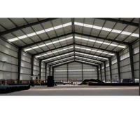 Bâtiment d'entrepôt en structure métallique à faible coût pour stockage, usine, atelier avec certificat CE/ISO/CWB