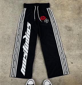 Pantalons de jogging pour hommes de haute qualité 100% nylon, style streetwear, impression personnalisée, coupe ample, pantalon décontracté pour hommes - Product Image 6