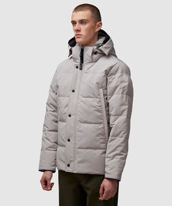 Veste d'hiver décontractée pour homme sur mesure, chaude, à capuche, rembourrée, avec décoration en fourrure, dernier design, toile pour les activités de plein air - Product Image 2