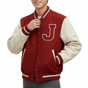 Chaqueta Letterman al por Mayor, Chaqueta de Invierno Transpirable, Chaqueta Letterman de Primera Calidad - Product Image 1