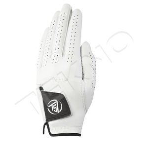 Vente au prix d'usine Vente en gros Logo personnalisé Nano Respirant Doux Hommes Blanc Sports de plein air Gants de golf - Product Image 3