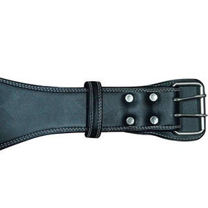 Cinturón de Gimnasio de Cuero Genuino de 4 y 6 Pulgadas, Cinturón de Levantamiento de Pesas de Alta Resistencia, Ajustable, de Doble Hebilla, Proveedor de Cinturones de Entrenamiento Físico - Product Image 5