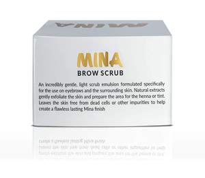 สครับทำความสะอาดคิ้ว MINA สำหรับเฮนน่าหรือสีติดทนนาน สารสกัดจากธรรมชาติ ขัดผิวอย่างอ่อนโยน ช่วยเตรียมผิวให้พร้อมสำหรับการใช้เฮนน่าหรือสี 50 มล. - Product Image 6