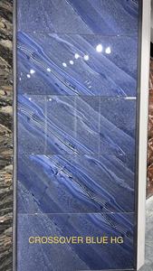 Carreaux de sol en porcelaine émaillée aspect marbre de grande dalle/carreaux à surface émaillée brillante polie/carreaux vitrifiés - Product Image 3