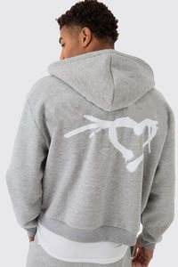 ชุดวอร์มแฟชั่นฤดูหนาว ลายสกรีน ผ้าฝ้าย 100% น้ำหนักเบา เอวยางยืด สวมใส่สบาย ซิป 2 in 1 - Product Image 6