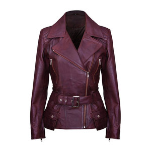 Veste d'hiver en cuir véritable pour femmes, de haute qualité, en coton uni, rembourrée, imperméable, respirante, nouvelle arrivée - Product Image 3