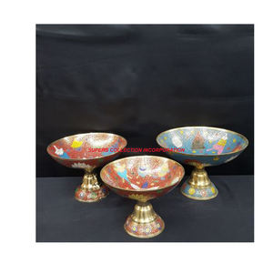 Nouveau bol à chocolat en laiton de luxe à la mode bol à chocolat ou aux dattes de conception iranienne pour pièce maîtresse - Product Image 1