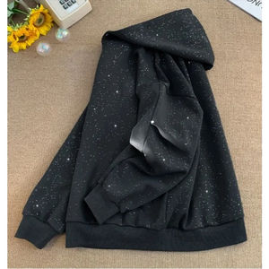 Sweats à capuche pour hommes en éponge française surdimensionnés avec fermeture éclair et lavage à l'acide 100% coton - Product Image 4