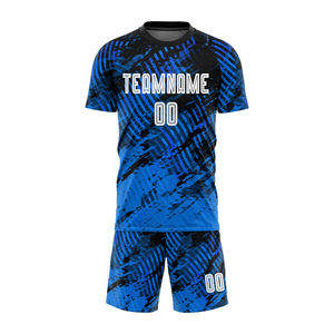 Maillot de football 100% polyester personnalisé pour hommes et femmes, tissu doux et léger, confortable, sublimation complète - Product Image 2