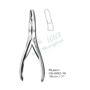 Rongeur de Doble Acción Beyer de 18 cm (7\") - Pinza Quirúrgica y Dental para Hueso - Product Image 5