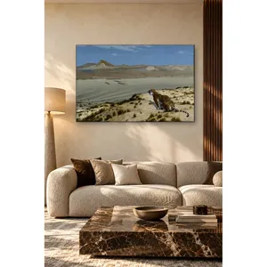Fida Jean-Lon Grme Tigre observant la vallée, impression sur toile - Product Image 4