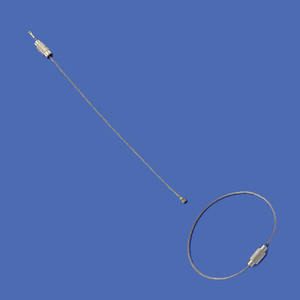 Inoxidable SUS304 Alambre de acero llavero etiqueta correa de bucle 15cm - Product Image 2