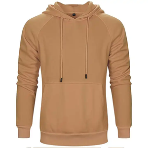 Venta al por mayor de alta calidad liso de cuello alto unisex 100% algodón pesado con capucha sudaderas con capucha para hombre OEM en blanco hoddies - Product Image 2