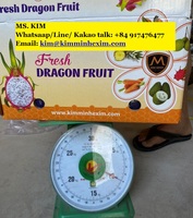 Verse Dragon Fruit/Pitaya Fruit 350GR Rood/Wit Vlees Graad A Kim Minh International KMI