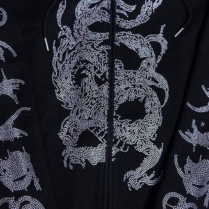 Sudaderas con Pedrería para Invierno, 100% Algodón, con Cierre, Transpirables, Impermeables, Unisex, Talla Adulto, Alta Calidad, Venta al Por Mayor - Product Image 3