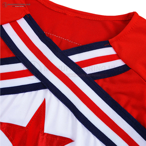 ชุดเชียร์ลีดเดอร์สำหรับเด็กผู้หญิงเครื่องแบบเชียร์ลีดเดอร์ชุดเชียร์ลีดเดอร์สำหรับขายโลโก้ตามสั่ง - Product Image 3