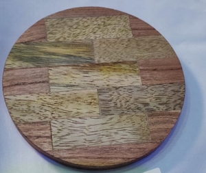 Conception la plus exigeante Porte-gobelets Table Dessous de verre décoratifs en bois Nouveau style Tapis résistants à la chaleur Tampons pour tasses à thé Sous-verres antidérapants - Product Image 3