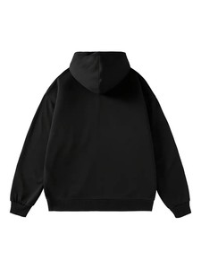 เสื้อฮู้ดดี้ครอปสีพื้นผ้าฝ้าย 100% หนัก 350gsm คุณภาพสูงสำหรับผู้ชาย ผลิตในบังกลาเทศ รับผลิตตามแบบ - Product Image 2