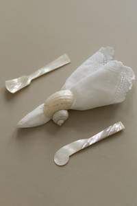 Sea Shell Napkin <b>Ring</b> <b>Jade</b> Turbo Artisan Handcrafted Shell Dining Table Accessories Made In Vietnam - Product Image 2