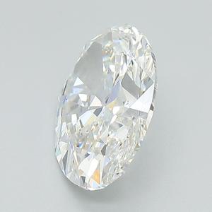 เพชรทรงรีเจียระไนแบบ CVD ขนาด 2.50 กะรัต ผ่านการรับรองจาก IGI สี F ความสะอาด VVS2 ตัวเรือนทองคำขาว คอลเลคชั่นเครื่องประดับ - Product Image 6