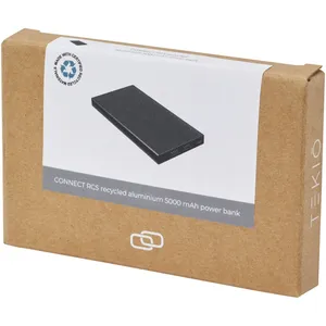 แบตสำรองพลังงานแบบยั่งยืน 5000mAh รีไซเคิลได้ เชื่อมต่อกับอุปกรณ์เสริมฟรีสำหรับโปรโมชั่น - Product Image 2