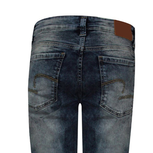 Pantalon en denim sérigraphié respirant de haute qualité, couleur personnalisée, pour femmes, toile droite à taille moyenne - Product Image 6