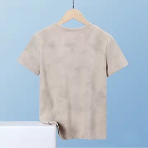 Nouveau T-shirt tapisserie goutte personnalisé en détresse cousu grande taille hommes T-shirt coton Streetwear basket-ball T-shirt pour hommes - Product Image 3