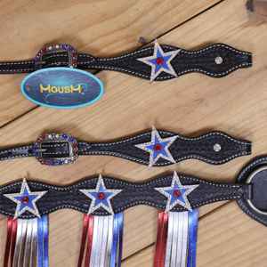 Ensemble de harnais de cheval western de qualité supérieure, logo personnalisé, tête de cheval en cuir, collier de poitrail pour l'équitation, service OEM bienvenu - Product Image 3