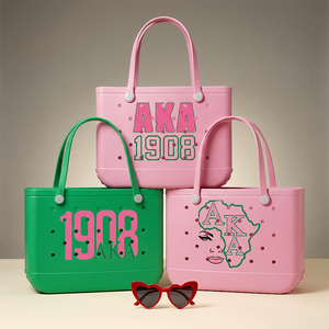 Bolsa de Playa Personalizada de EVA con Diseño Floral, Certificación CE, con Orificios, Impermeable, OEM - Product Image 1