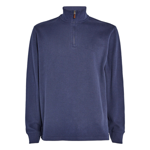 100% coton vierge épais polaire poids lourd surdimensionné bleu marine sweats impression personnalisée Logo hommes sweats à capuche et sweat-shirts - Product Image 1