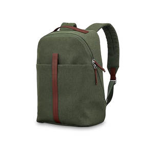 Sac à dos pour ordinateur portable en cuir PU imperméable pour hommes, sacs de bureau et d'école - Product Image 5