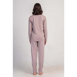 KADIN P.SUPREM XXL O YAKA UZUN KOL ETEGI OVAL PIJAMA TAKIM - A.KAHVE - A.KAHVE - Product Image 4