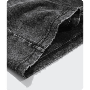 Nueva llegada OEM venta al por mayor logotipo personalizado peso pesado 100% algodón lavado ácido camiseta para hombre Vintage lavado camiseta - Product Image 3