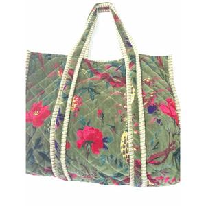 กระเป๋าผ้ากำมะหยี่แบบลำลองพิมพ์ลายสัตว์สองสายสไตล์โบฮีเมียนอินเดีย - Product Image 2