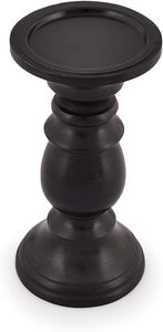 Candelero de madera tallado a mano con acabado dorado para decoración interior y exterior Madera de mango de aspecto Premium - Product Image 4