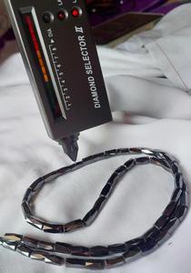 Cuentas facetadas de diamantes elegantes de moissanita negra - Product Image 4