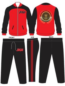 Chándal de lana con capucha personalizado 100% poliéster invierno cálido transpirable secado rápido logotipo frontal ropa de calle ropa deportiva - Product Image 4