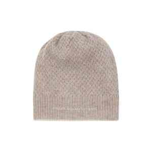 100% pure <b>cashmere</b> <b>beanie</b> winter hat rib design thick striped wholesale knitted support customize logo high quality - Product Image 1