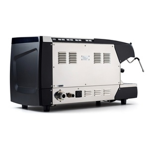 Machine à expresso professionnelle 3 groupes, blanche nacrée, avec station à café professionnelle pour tasses hautes - Product Image 4