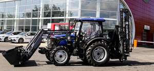 La mejor oferta para Mini cargadora de ruedas Agri Front Loader con motor fuerte y componentes principales Retroexcavadora - Product Image 3