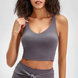 Nouveau soutien-gorge de Yoga en nylon Spandex élégant personnaliser la conception soutien-gorge de sport pour femmes soutien-gorge de femmes en gros respirant de qualité supérieure - Product Image 4