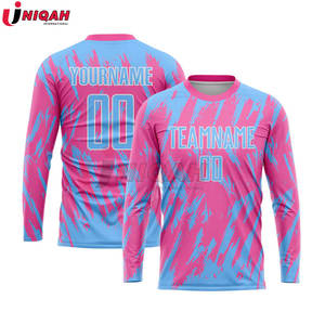 เสื้อฟุตบอลสำหรับผู้ชายเสื้อกีฬาผ้าโพลีเอสเตอร์แบบสั่งทำใหม่สำหรับทีมที่มีการพิมพ์ชื่อดิจิทัล - Product Image 3