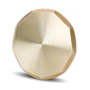 Plaques vierges en laiton de 3 mm d'épaisseur à bords biseautés, robustes, pour gravure de pièces de monnaie, étiquettes, trophées, plaques, estampage manuel - Poli - Product Image 1