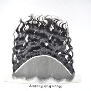 Meilleure qualité bon produit temple indien cheveux humains aspect naturel frontal ondulé doux soyeux machine double trame vendeur disponible - Product Image 6