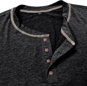 เสื้อกีฬาคอกลมแขนสั้นผ้าฝ้ายแท้สำหรับผู้ชายสีพื้นว่าง - Product Image 4