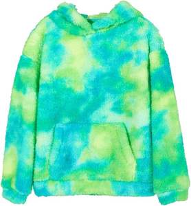 Sudadera con Capucha de Forro Polar para Hombre, Estilo Invernal, Unisex, Color Liso, Teñido Digital, Transpirable, Resistente al Viento, 100% Algodón, Ecológica, de Secado Rápido - Product Image 1