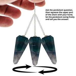 คริสตัลรุ้งธรรมชาติสำหรับรักษาจักระลูกตุ้ม - Product Image 2